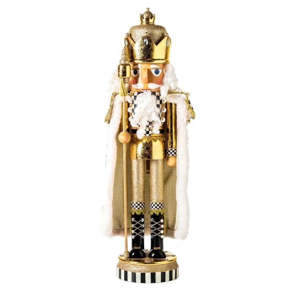 NEW Mackenzie Childs Glam Up Nutcracker 32" Tall Christmas Holiday